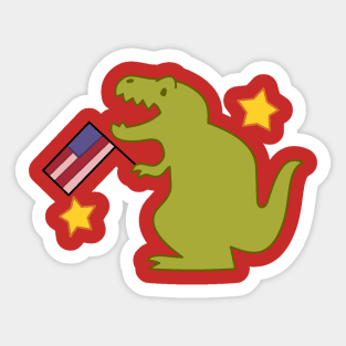 Patriotic T-Rex - Soos' Collection Sticker